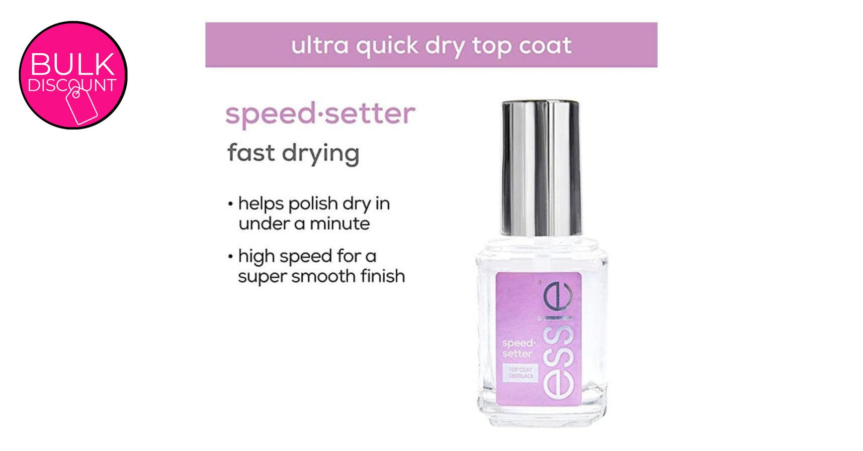 essie top coat - speed setter (13.5ml)