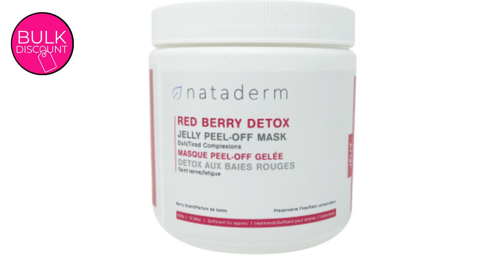 Nataderm Red Berry Detox Jelly Peel-Off Mask 350g