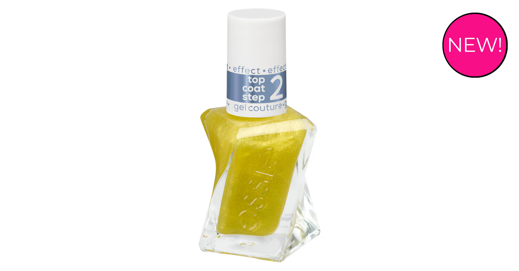 essie couture - top coat crushed gold (13.5ml)