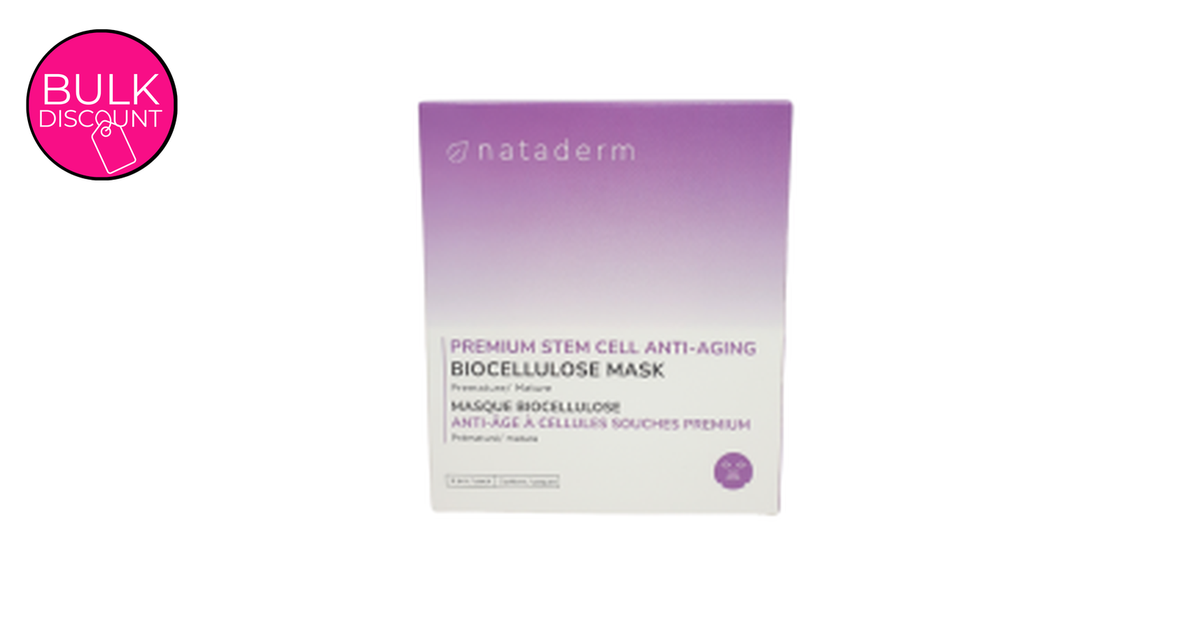 Nataderm Premium Stem Cell Anti-Aging Biocellulose Mask (5pcs/pack)