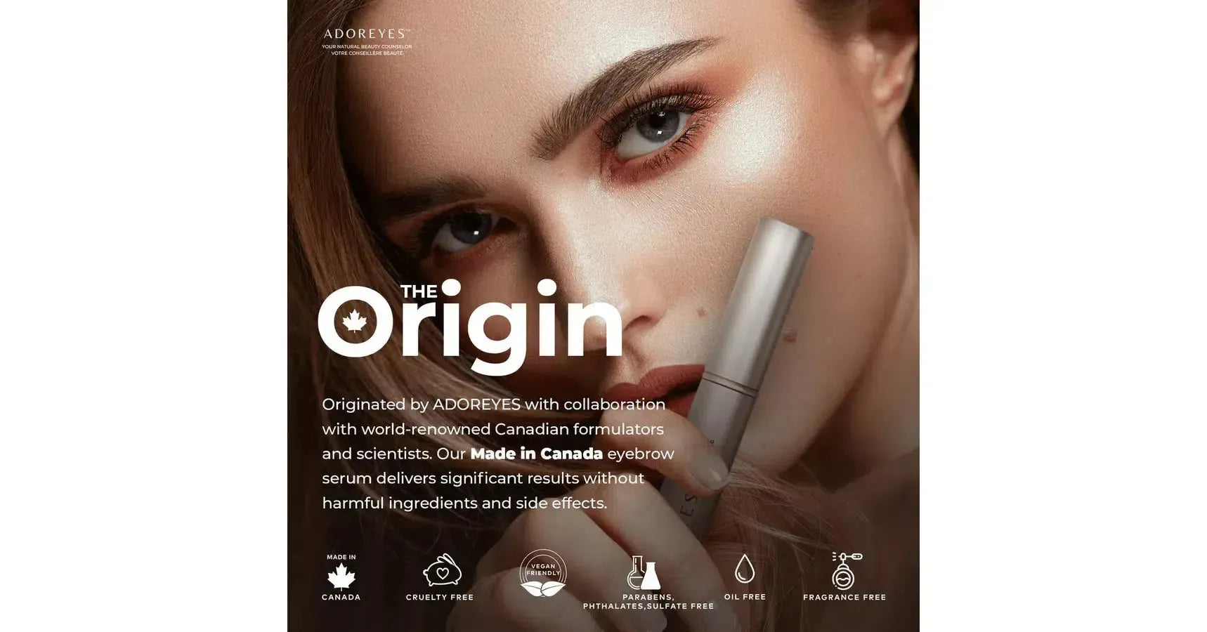 ADOREYES Plus Brows Triple Peptide Complex Enhancing Serum