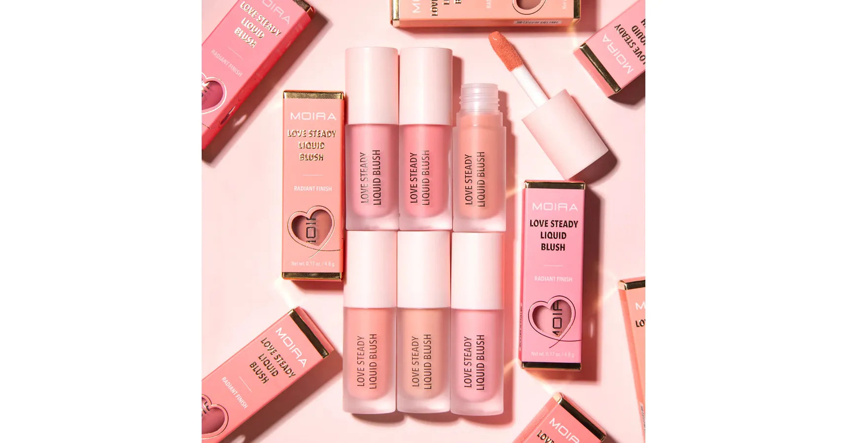 MOIRA Love Steady Liquid Blush - Dream Boat