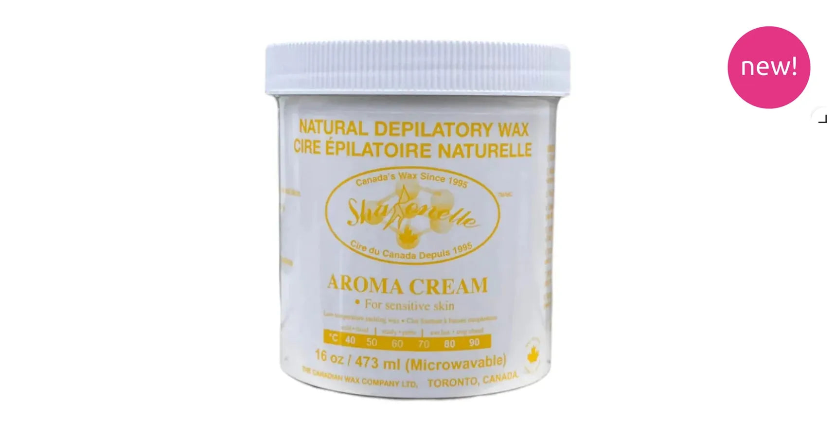 Sharonelle Soft Wax - Aroma Cream, (500ml) MICROWAVEABLE TUB