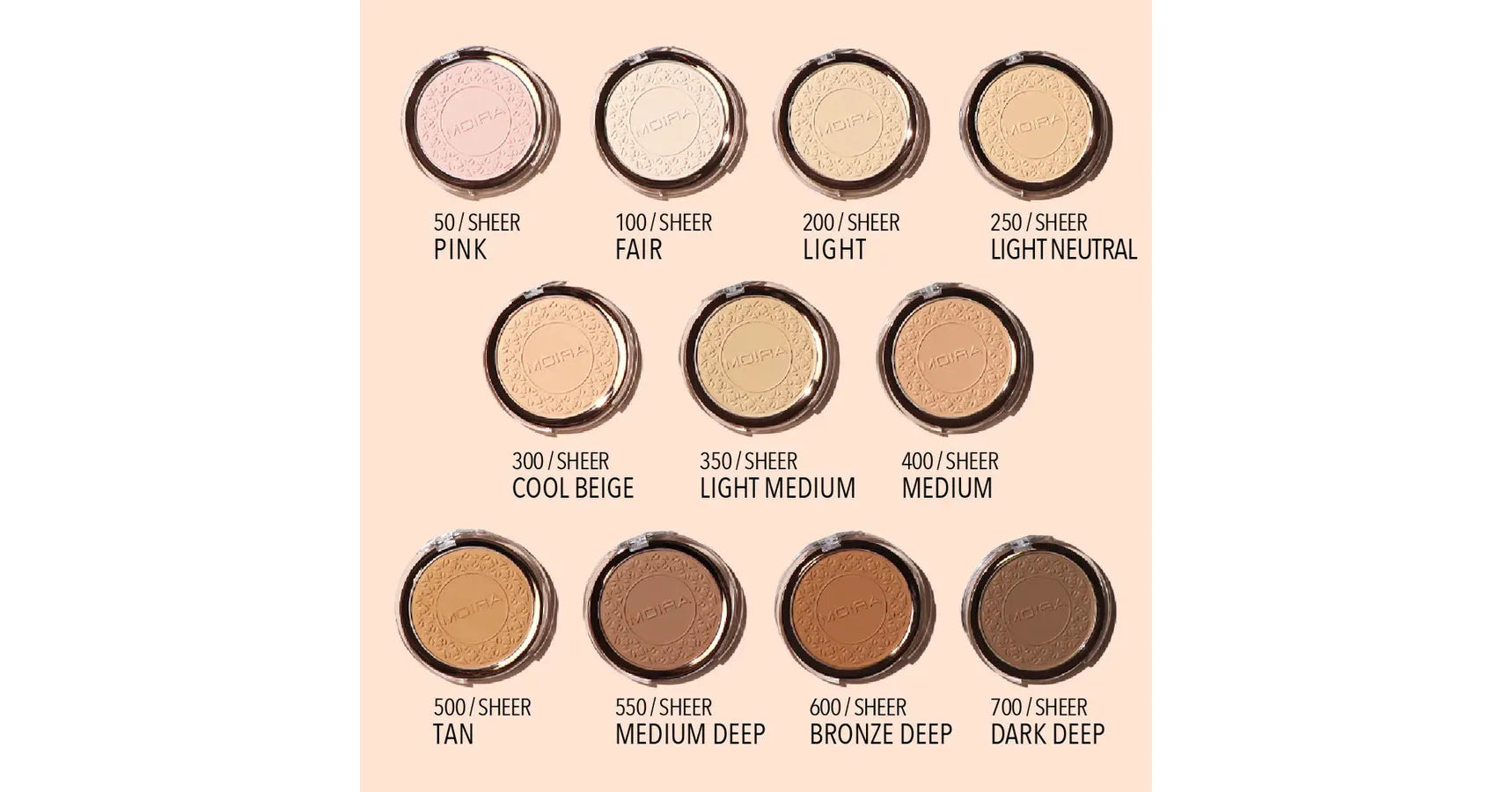 MOIRA Soft Focus Waterproof Setting Powder (0.41oz/11.5g) #050