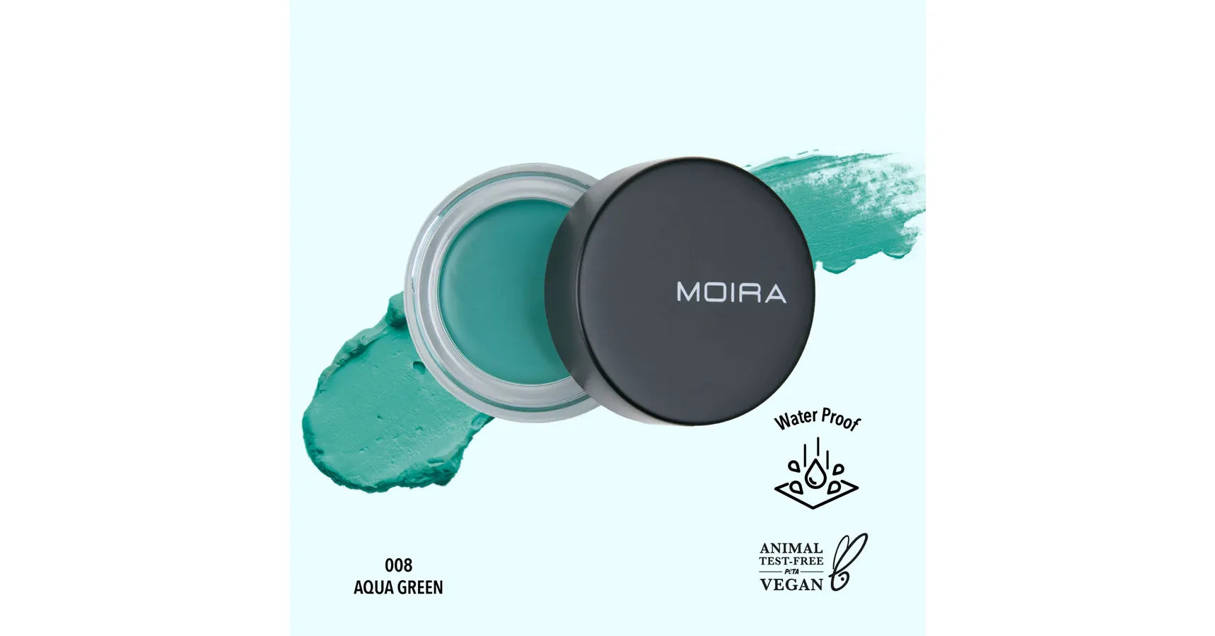 MOIRA Brow Defying Gel - Aqua Green