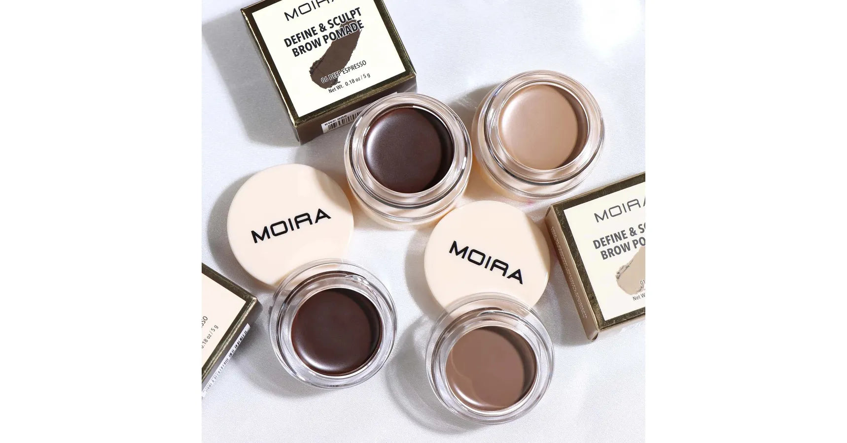MOIRA Define & Sculpt Brow Pomade - Blonde