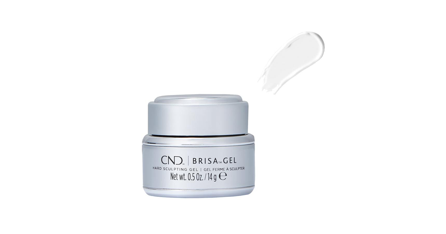 CND Brisa Pure White Opaque Sculpting Gel (14g/0.5oz)