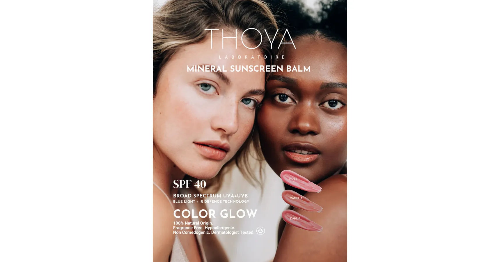 THOYA Superior Protection Color Balm SPF 40 Rose 17g