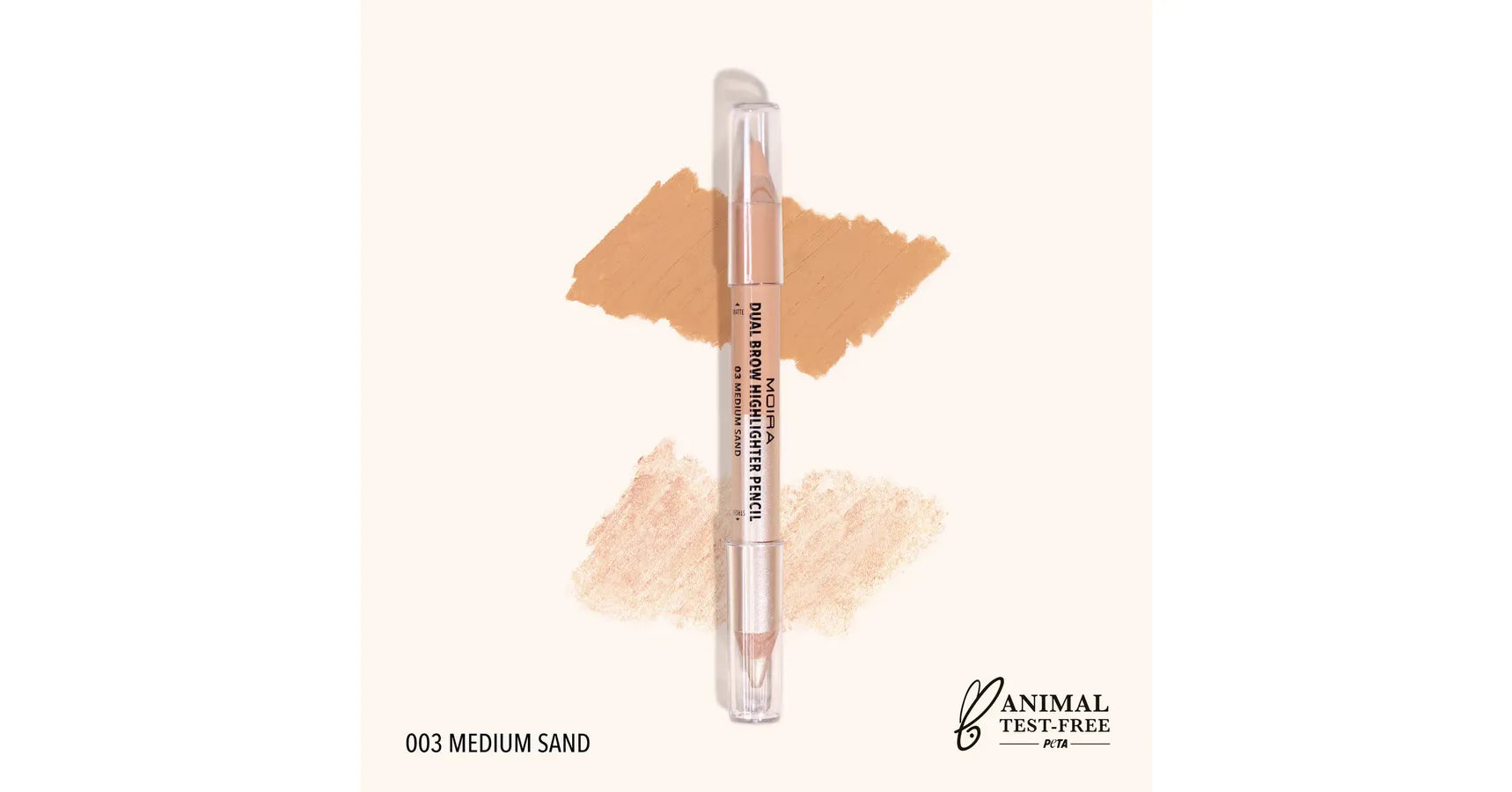 MOIRA Dual Brow Highlighter - Medium Sand