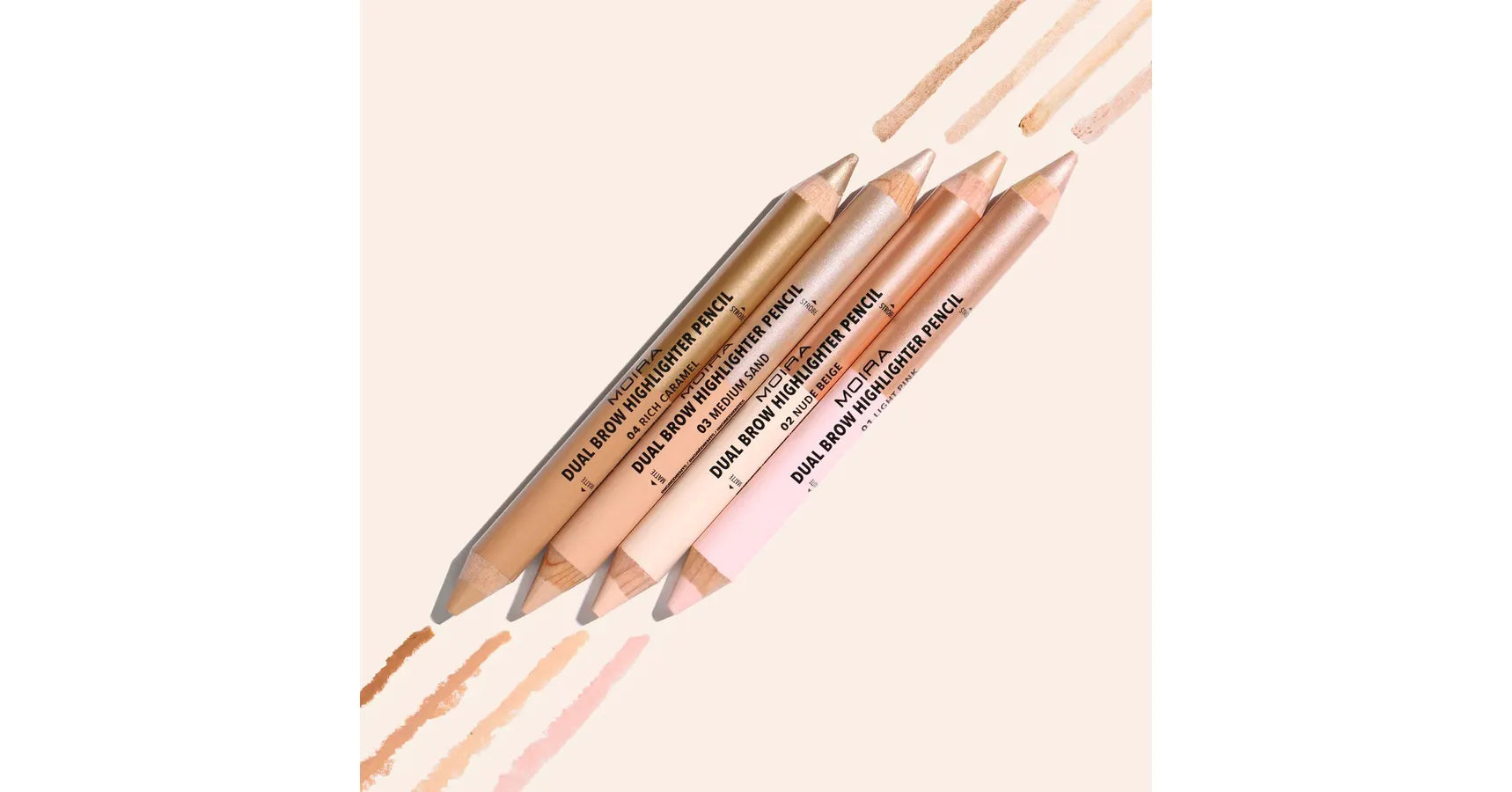 MOIRA Dual Brow Highlighter - Nude Beige