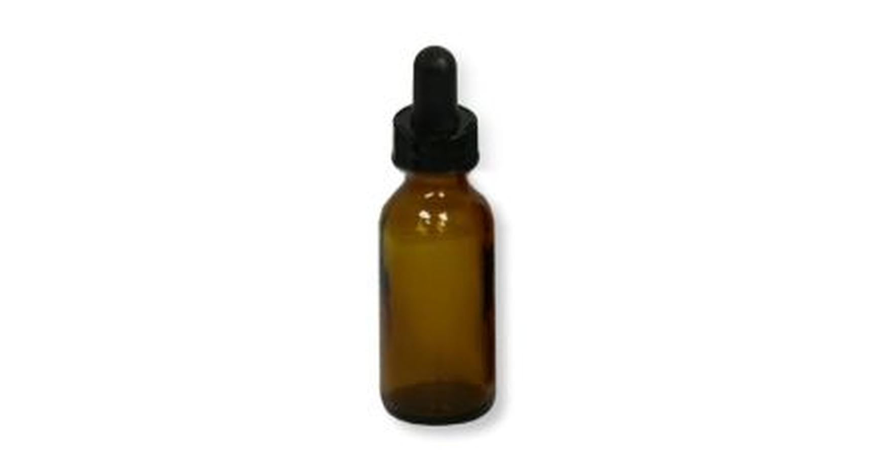 Glass Bottle with Dropper (Amber) 30ml