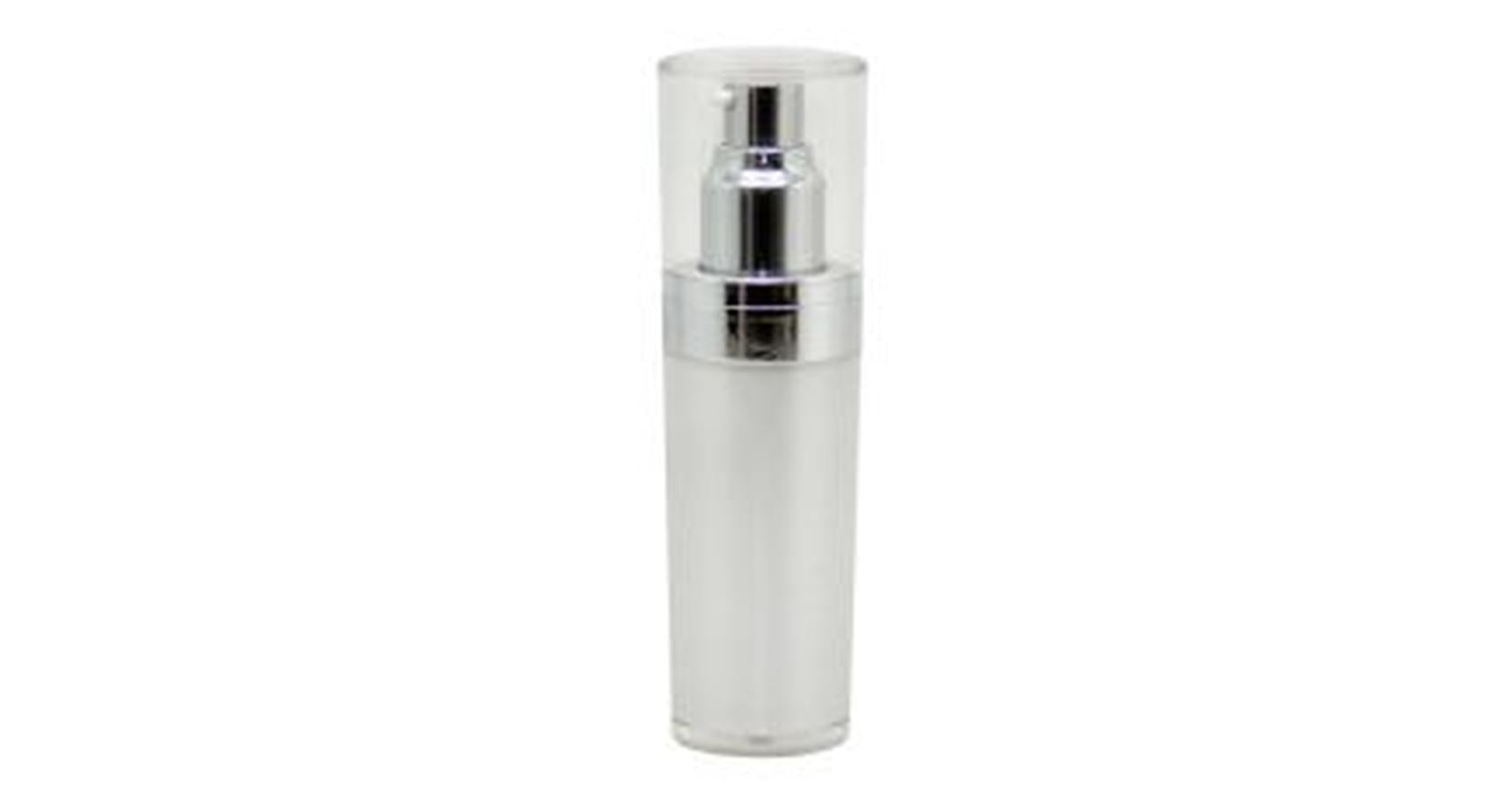 Luxury Silver Airless Pump Bottle (35ml)