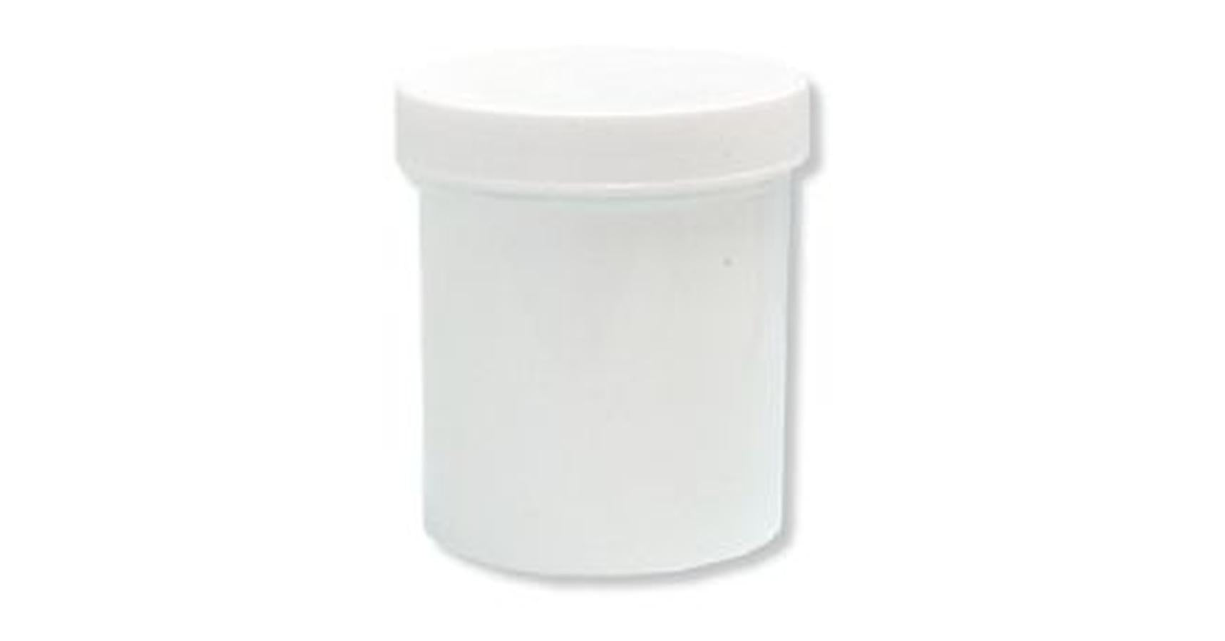 Plastic Jar White (4oz)