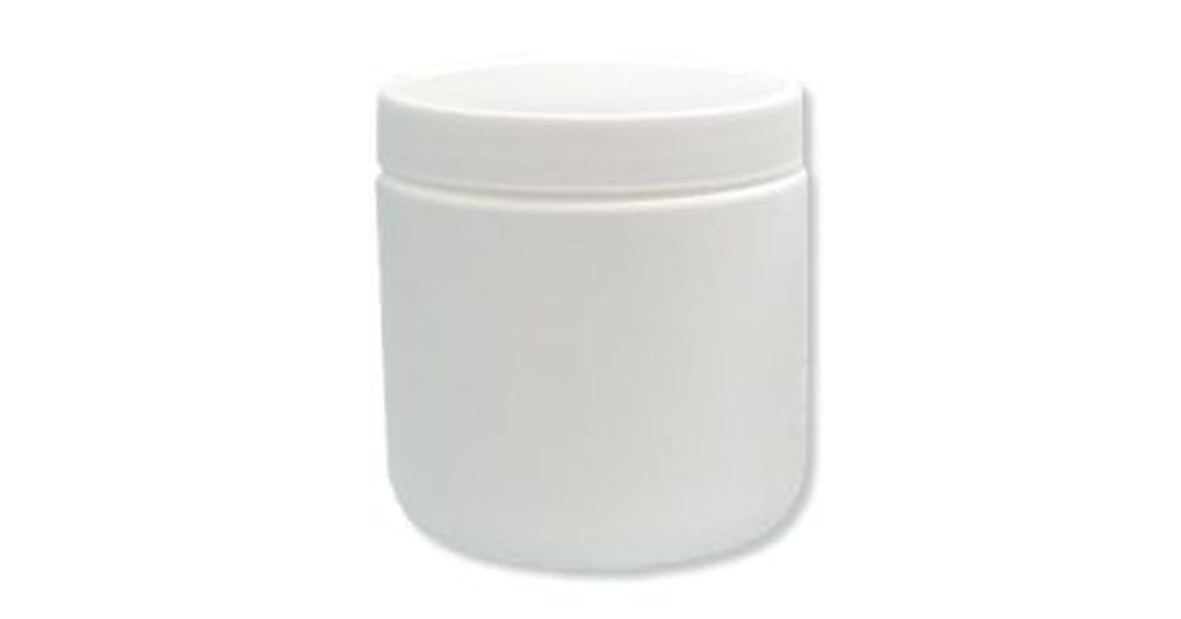 Plastic Jar White (16oz)
