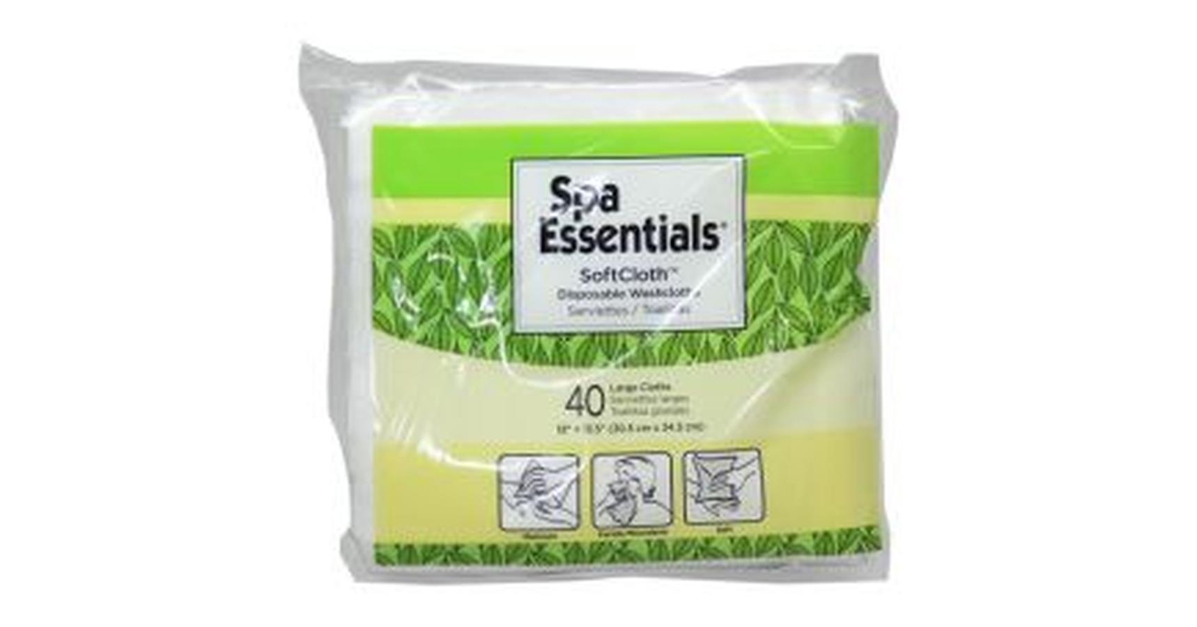 SoftCloth Disposable Large Washcloths (40/Pack)