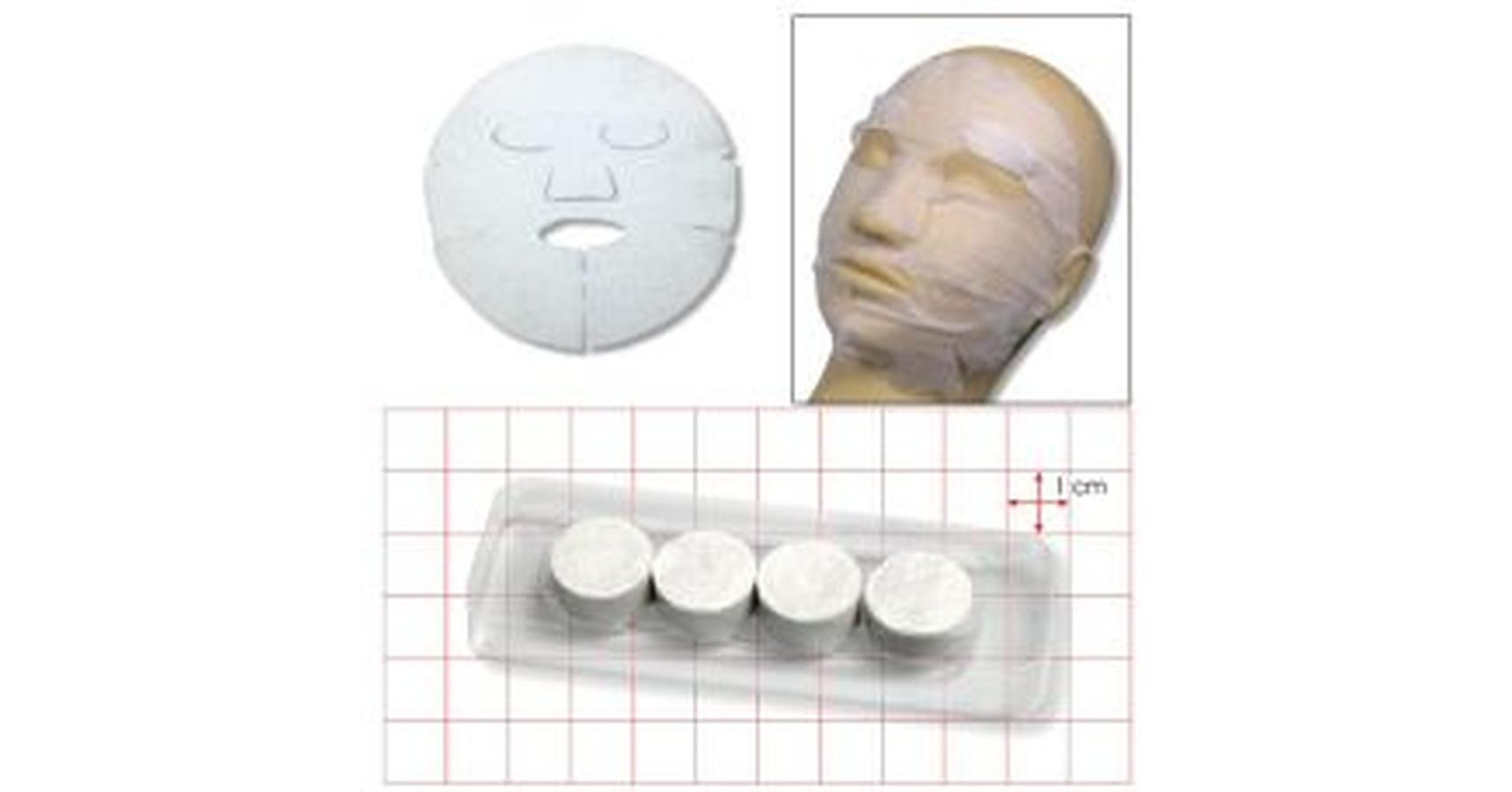 Compressed White Facial Mask (5/pack)