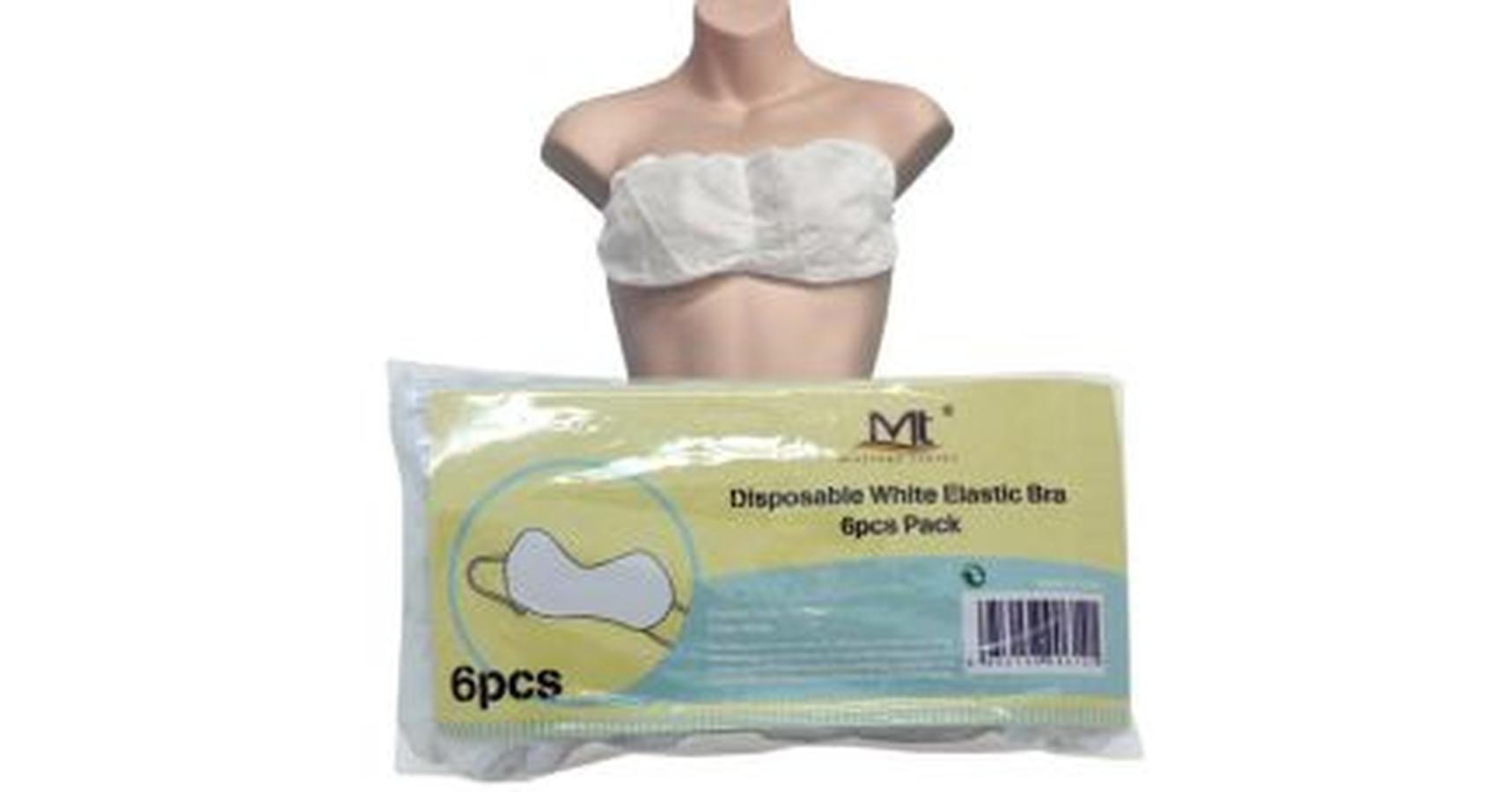 Disposable Elastic Bra (white, 50/pack)