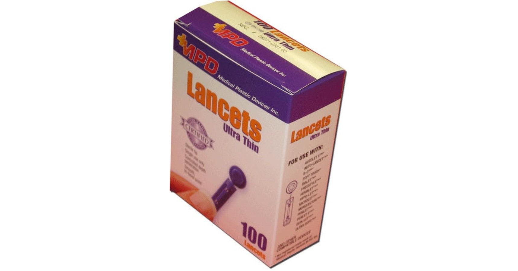 Disposable Spot Disposable Lancets (100/pk)