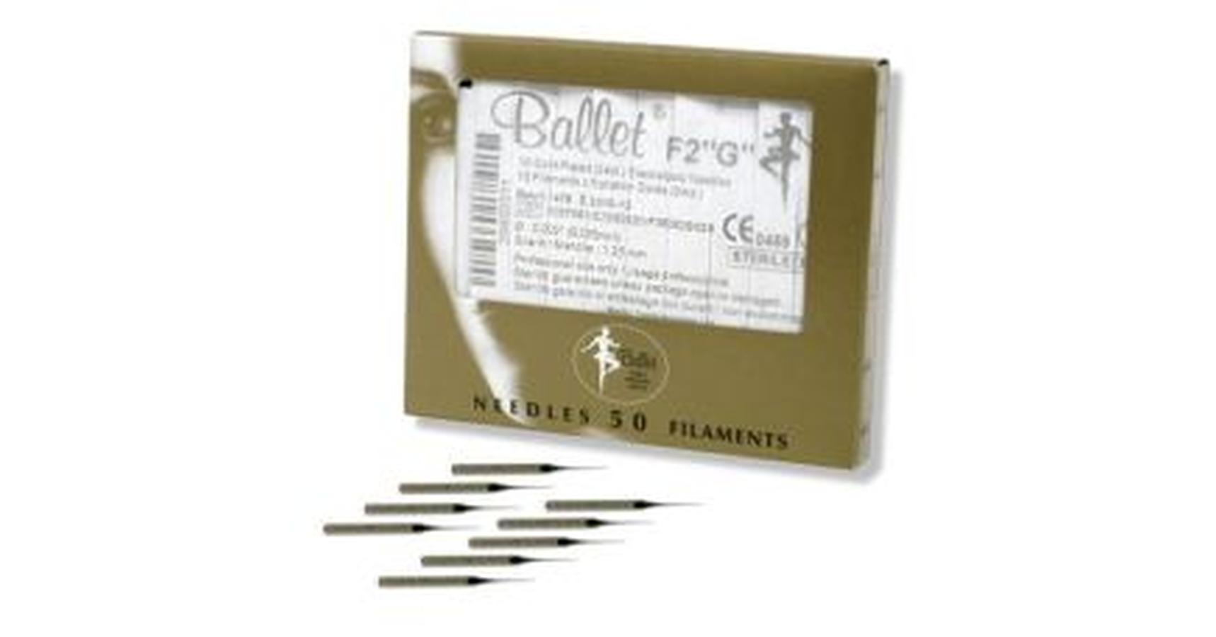 Ballet Needle #2 Gold (50/Box)