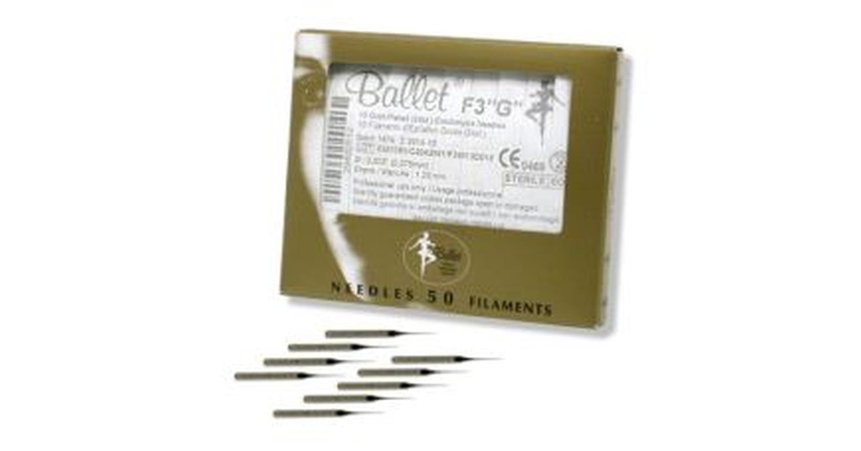 Ballet Needle #3 Gold (50/Box)