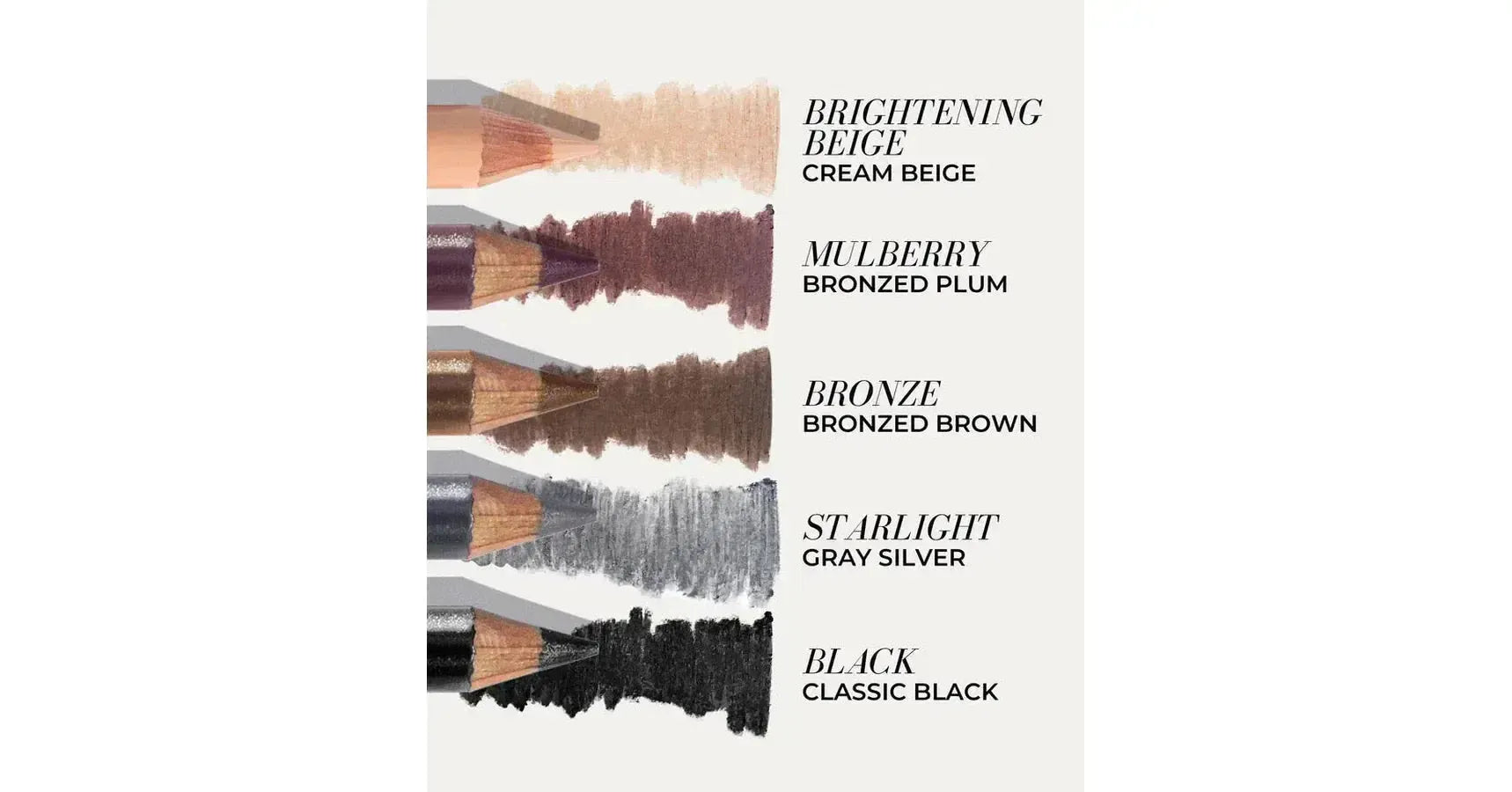 Fitglow Vegan Pencil Eye Liner - Black (1.1g)