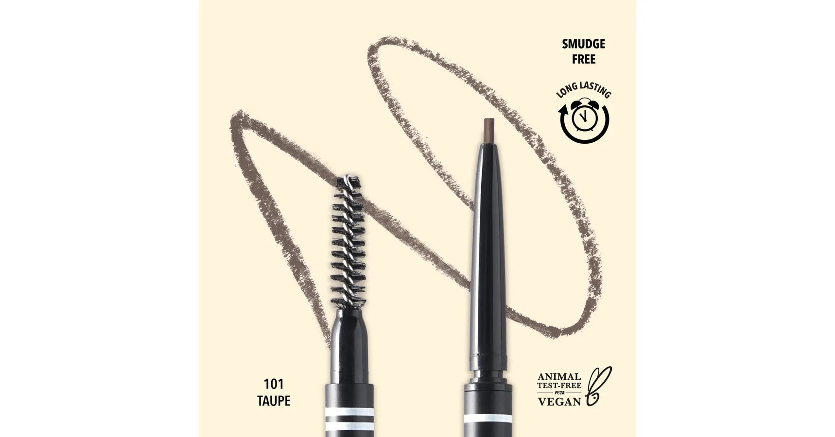 MOIRA Fine Brow Pencil - Taupe