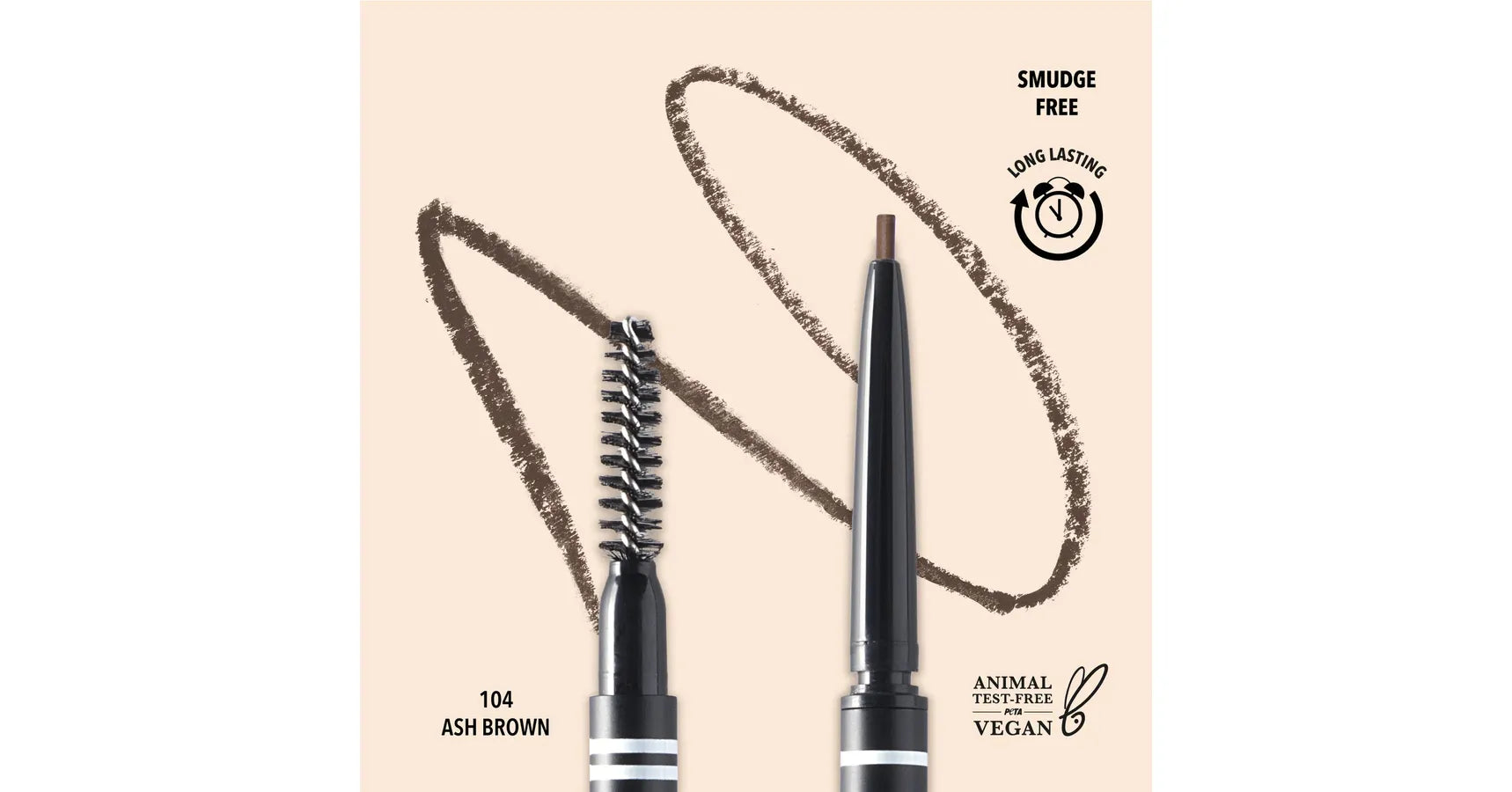 MOIRA Fine Brow Pencil - Ash Brown