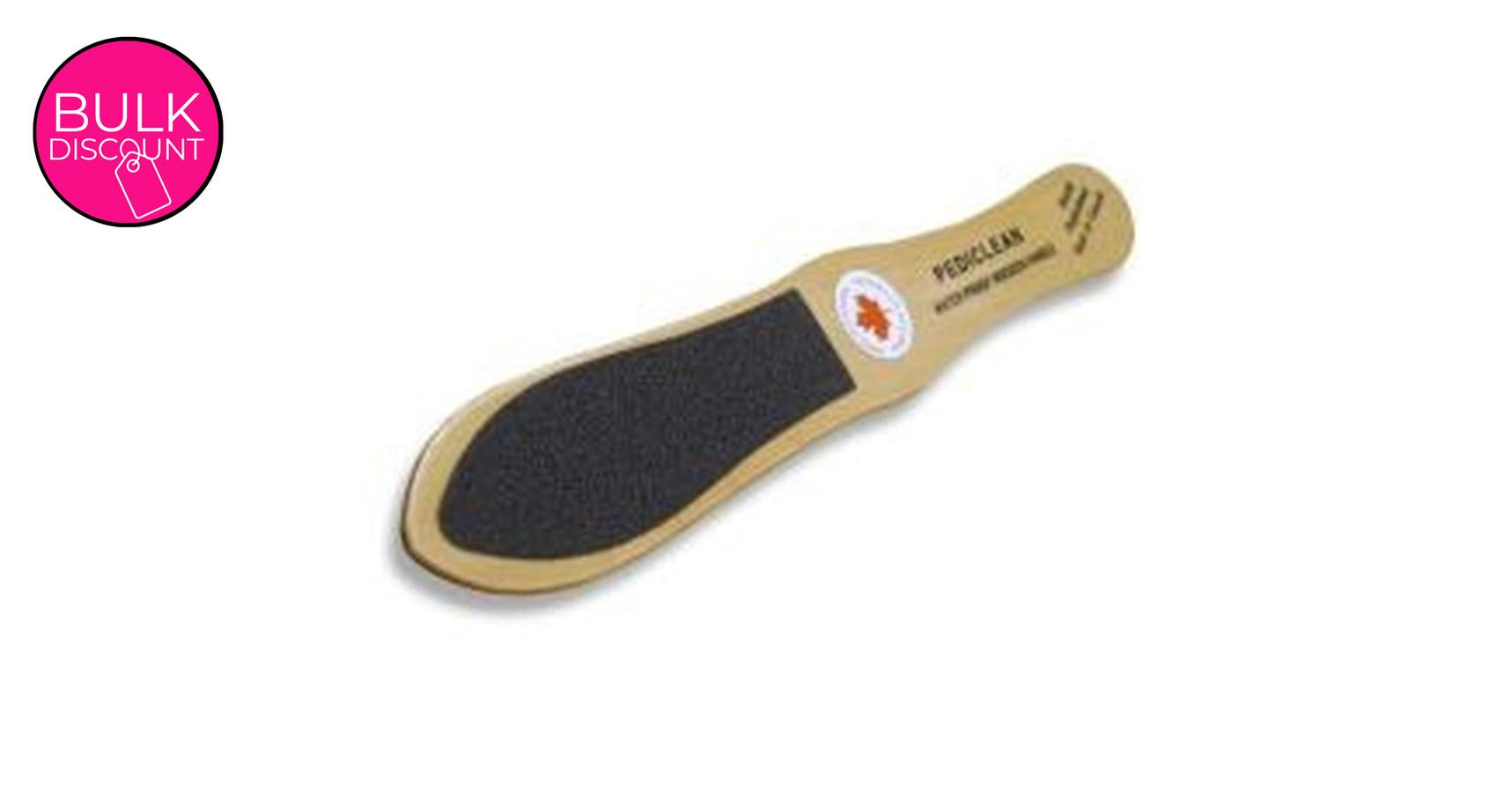 Pediclean Foot File - 2sided medium - grits 100/150 (Black)