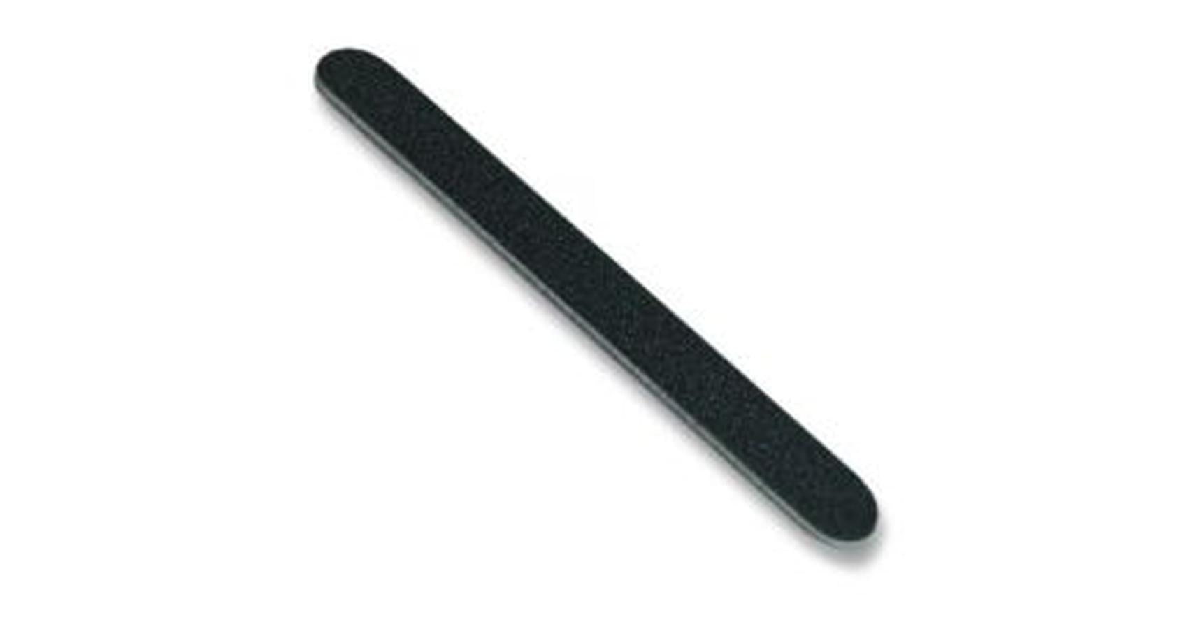 Black Washable Nail Files 100/100 (White Center) (5/Pack)