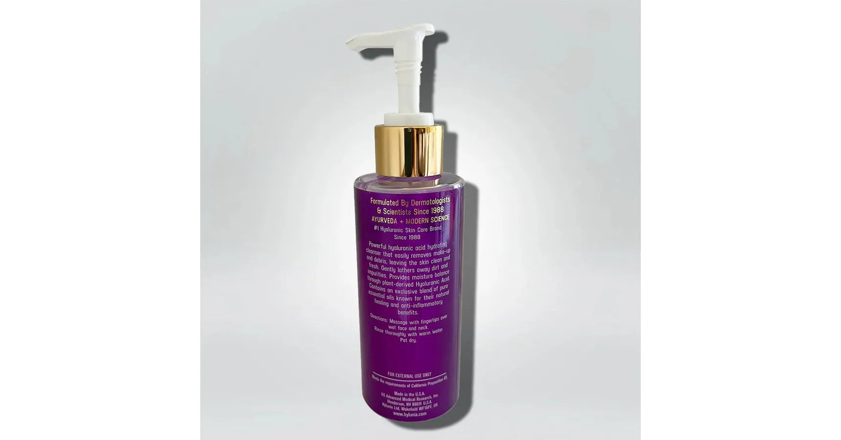 Hylunia Facial Cleansing Gel (5.1oz / 150ml)