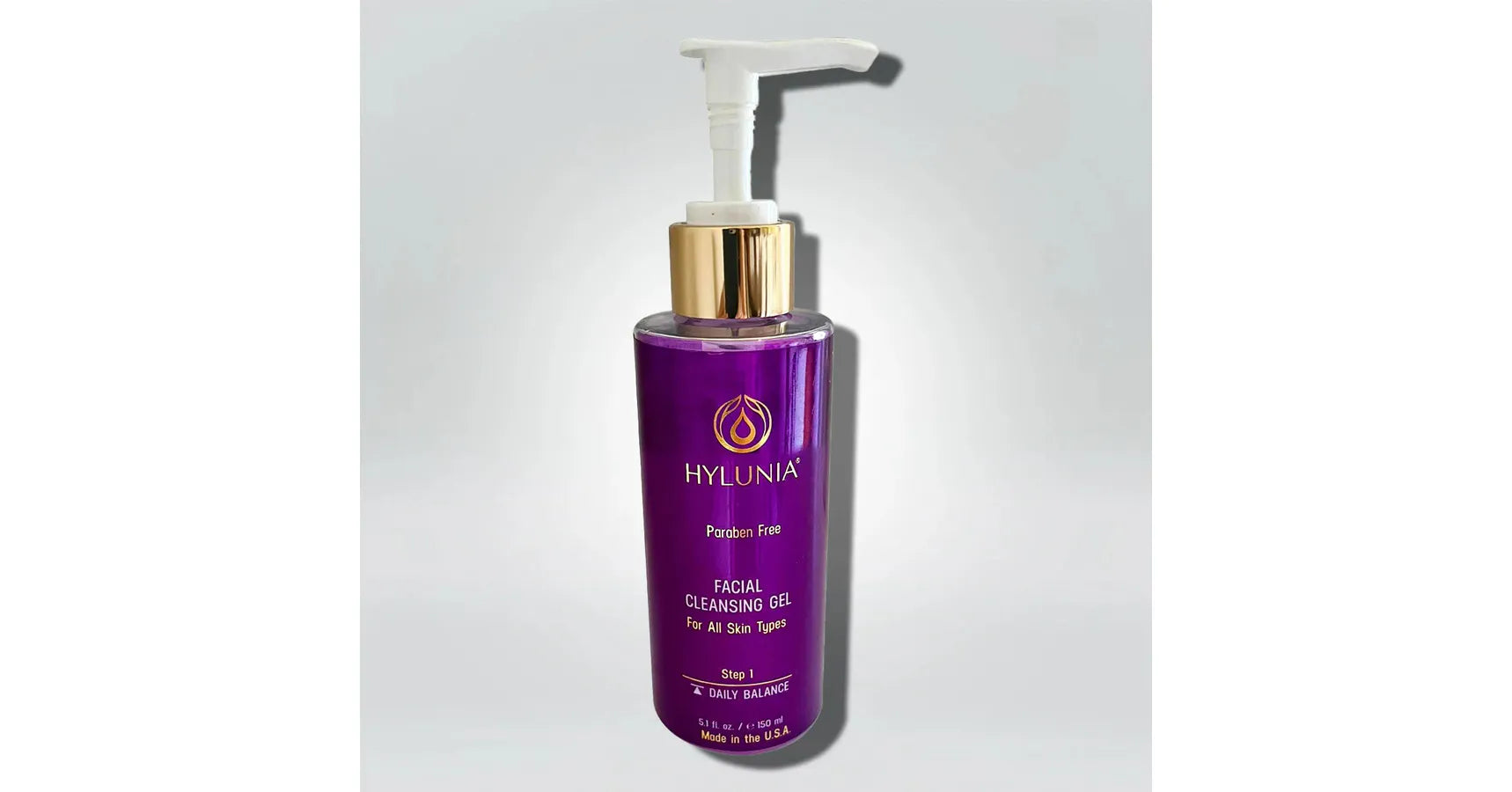 Hylunia Facial Cleansing Gel (5.1oz / 150ml)
