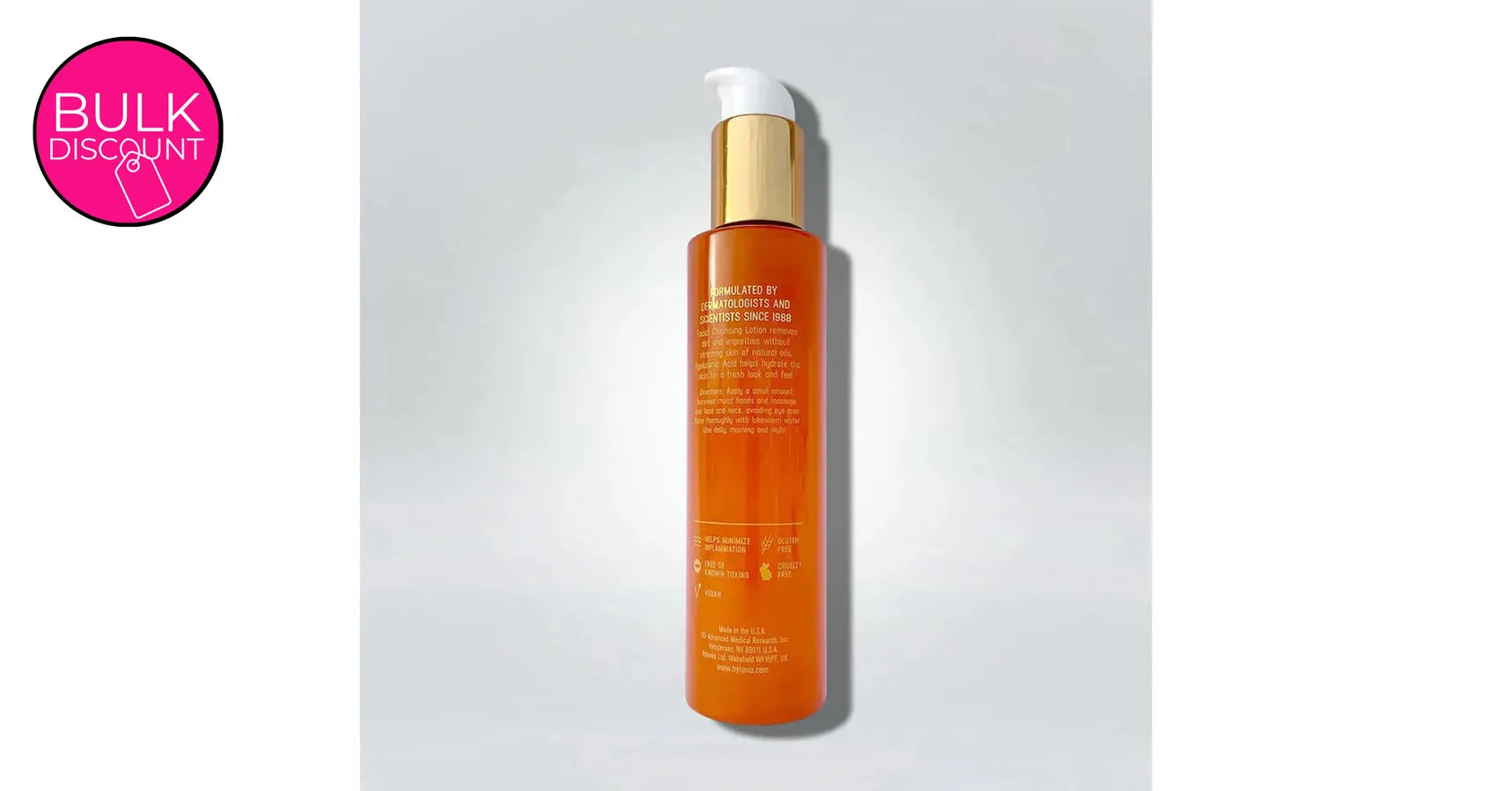 Hylunia Facial Cleansing Lotion (5.1oz / 150ml)