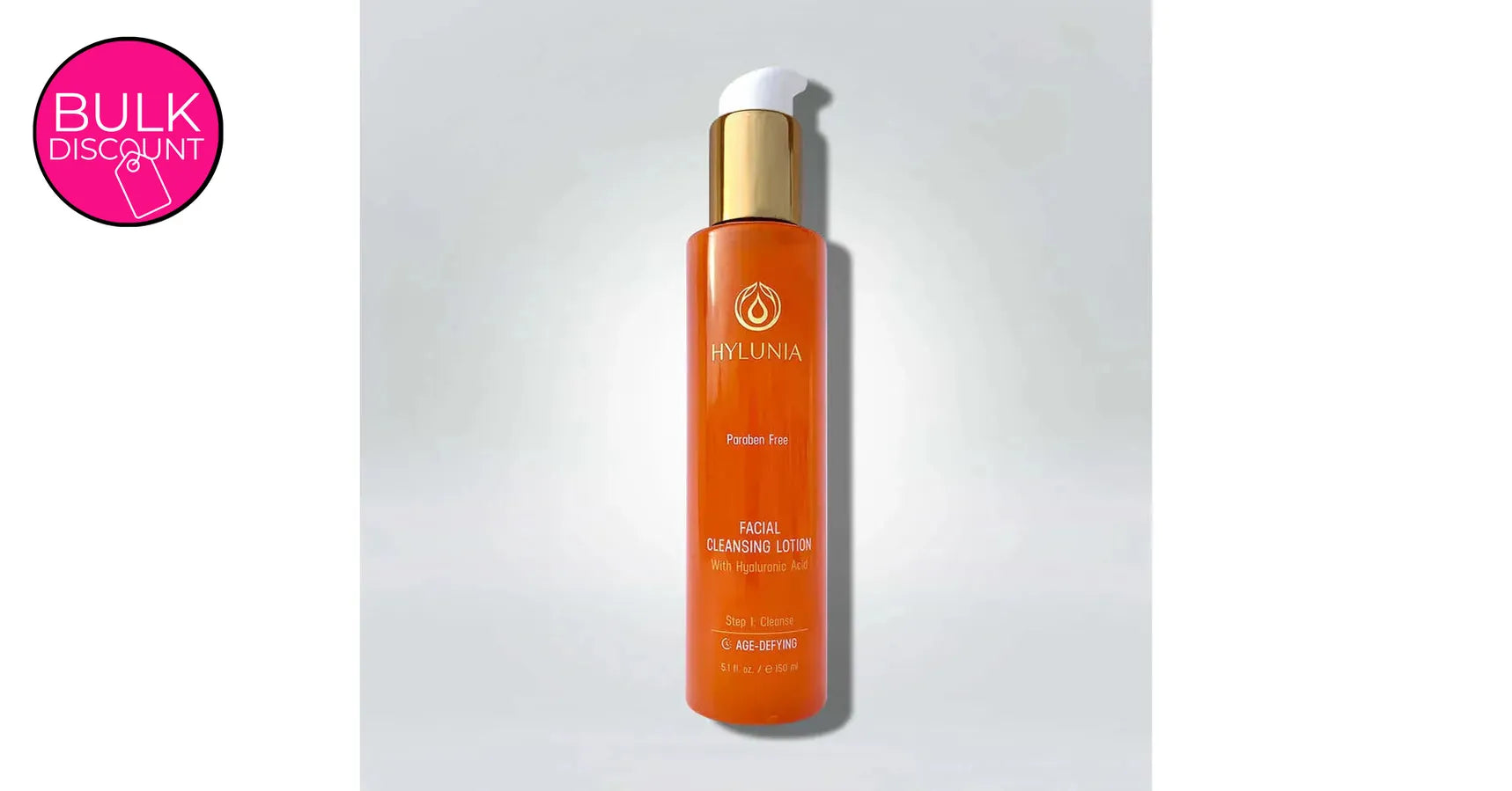 Hylunia Facial Cleansing Lotion (5.1oz / 150ml)