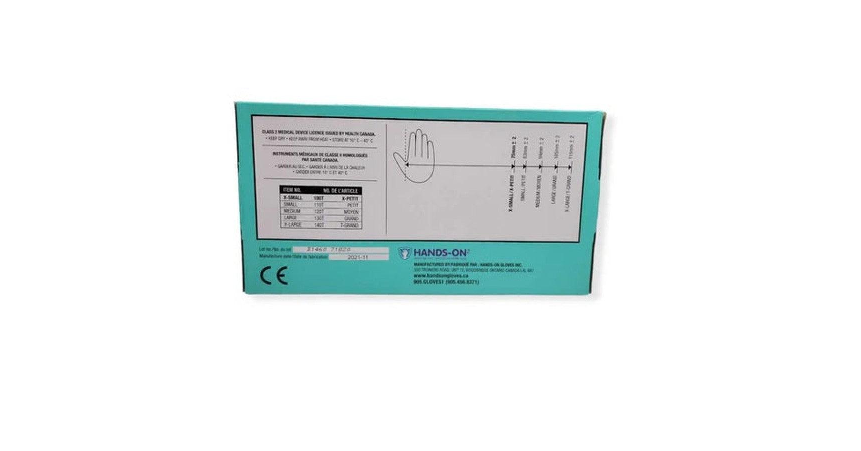 Gloves - Nitrile Powder-free, Dental - various sizes (100/box)
