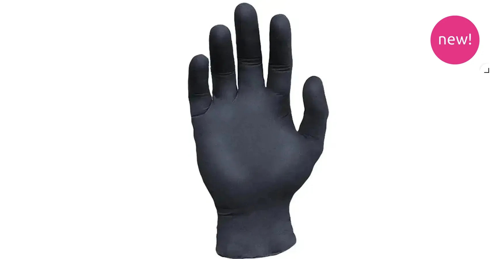 Gloves- Ronco Sentron 6ml Nitrile (100/box), Black - Extra Largel (6ml)