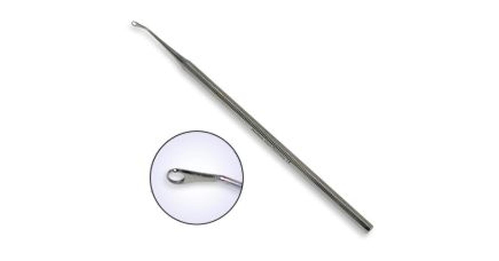 EKS Comedone Extractor 2mm Loop & Curved Tip