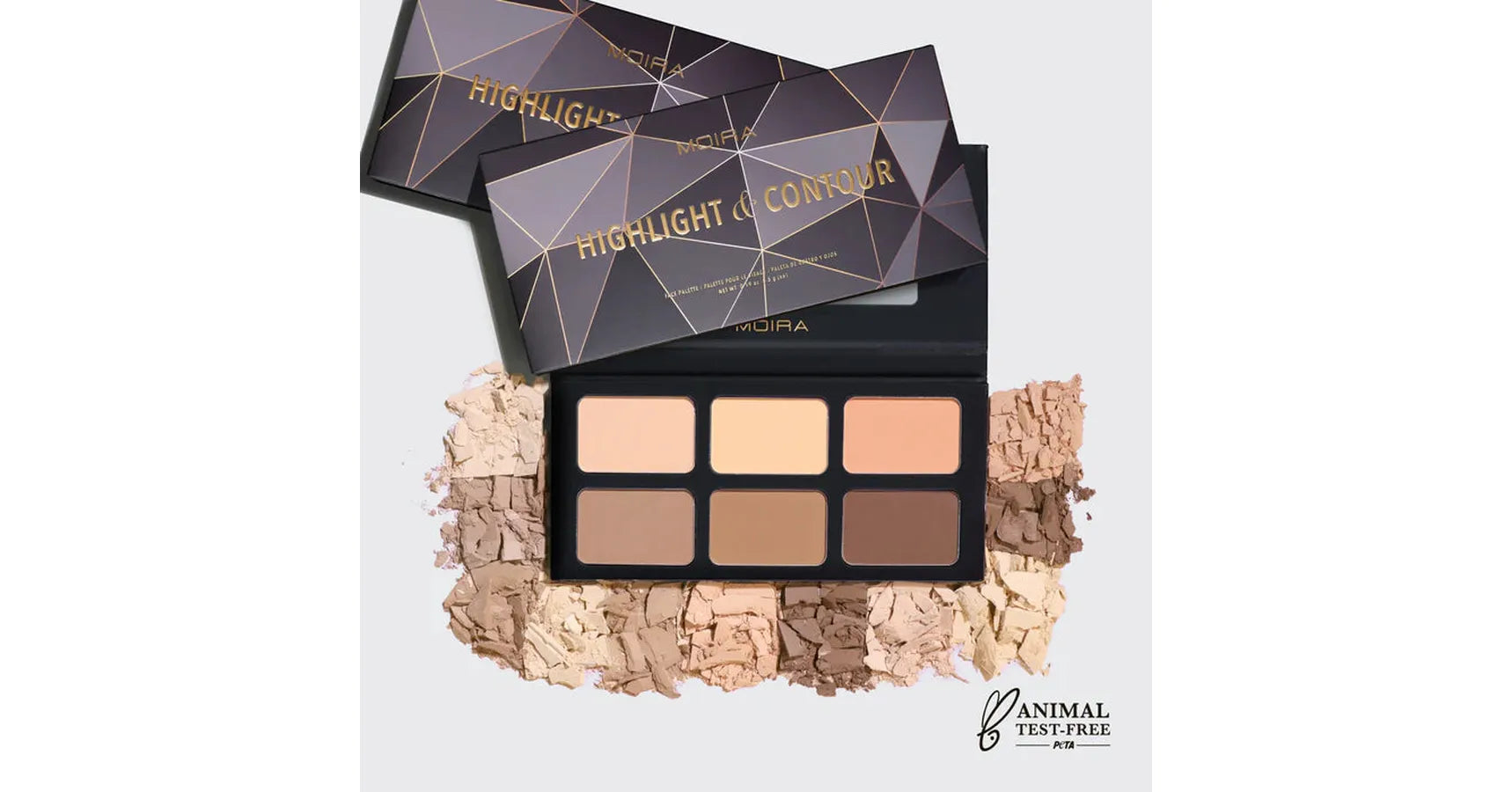 MOIRA Highlight & Contour Palette (6pcs)