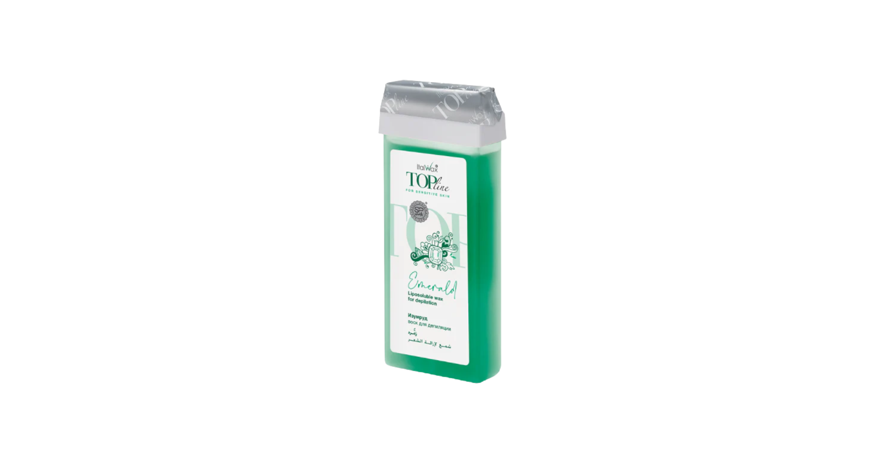 Italwax TOP Line Emerald for Sensitive Skin Large Roller 100ml