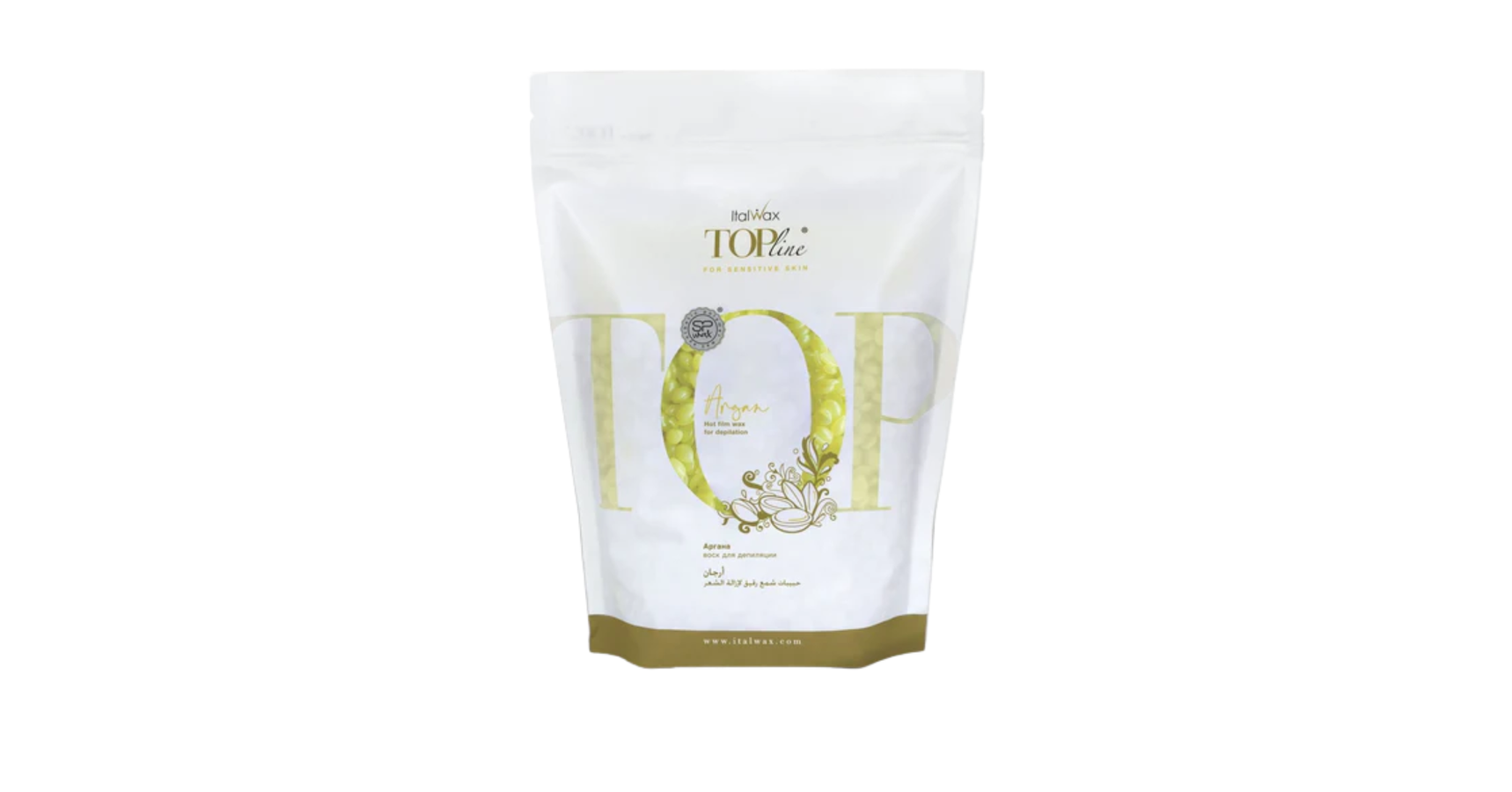 Italwax Top Line Hot Film Wax in Granules Argan For Sensitive 750g