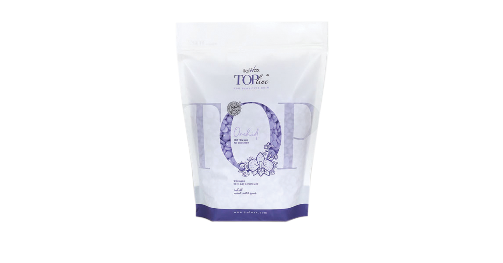 Italwax Top Line Hot Film Wax in Granules Orchid For Sensitive 750g