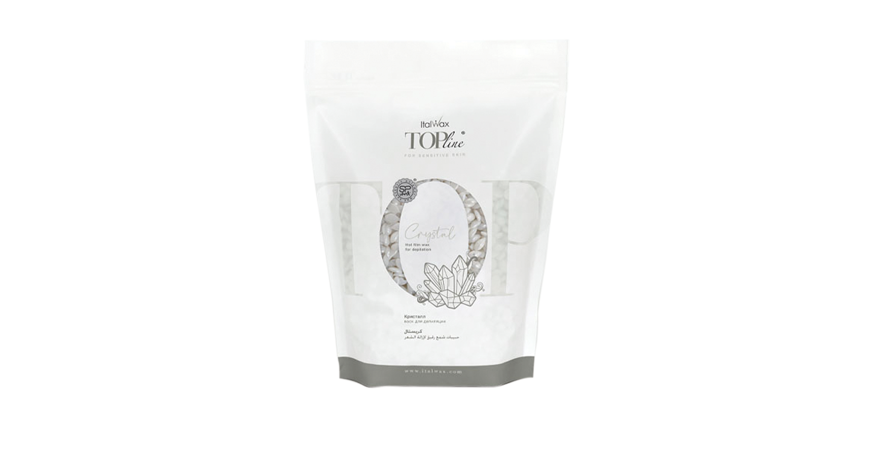 Italwax Top Line Hot Film Wax in Granules Crystal For Sensitive 750g