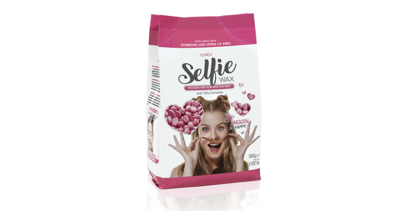 Italwax SELFIE Hot Film Wax in Granules For Face 500g