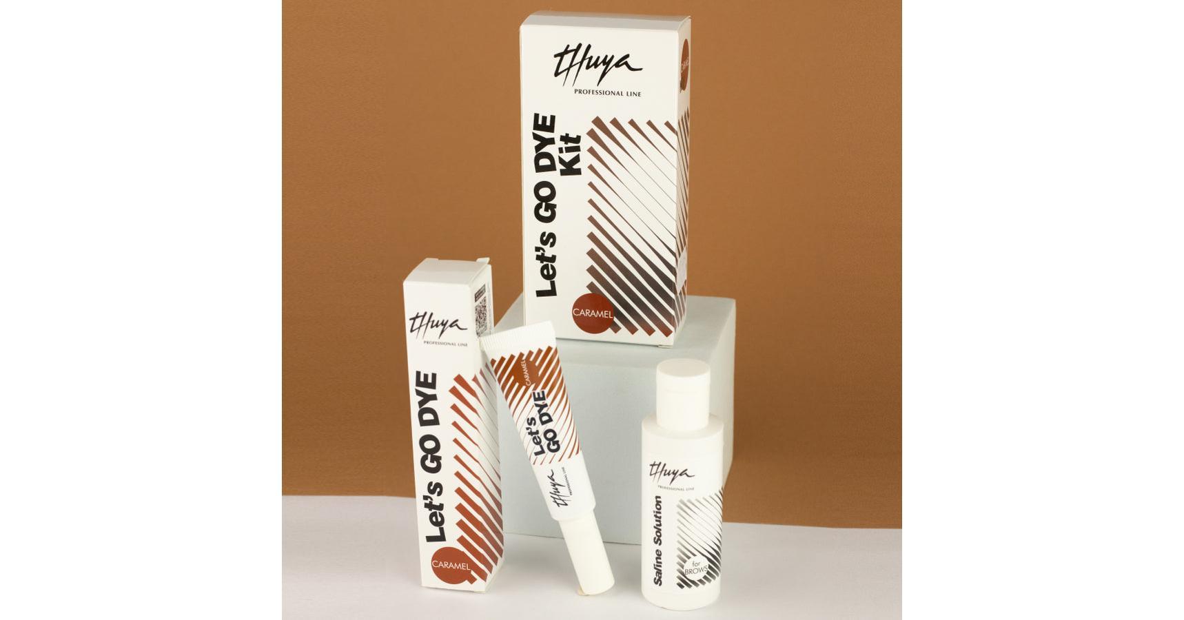 Thuya "Let's Go Dye" Caramel Kit (Dye 11ml+ Saline Solution 50ml)
