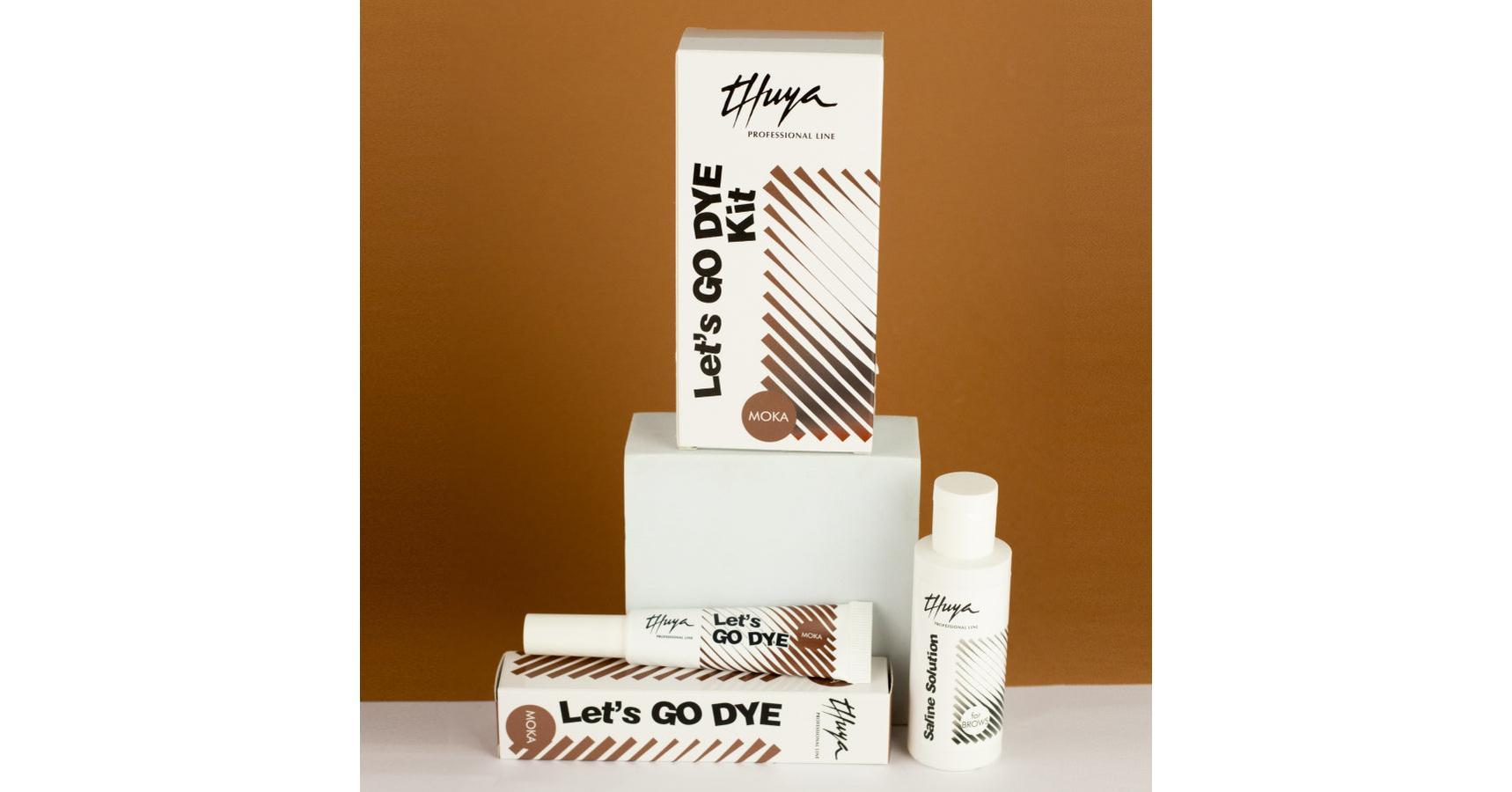 Thuya "Let's Go Dye" Dark Moka Kit ( Dye 11ml+ Saline Solution 50ml)