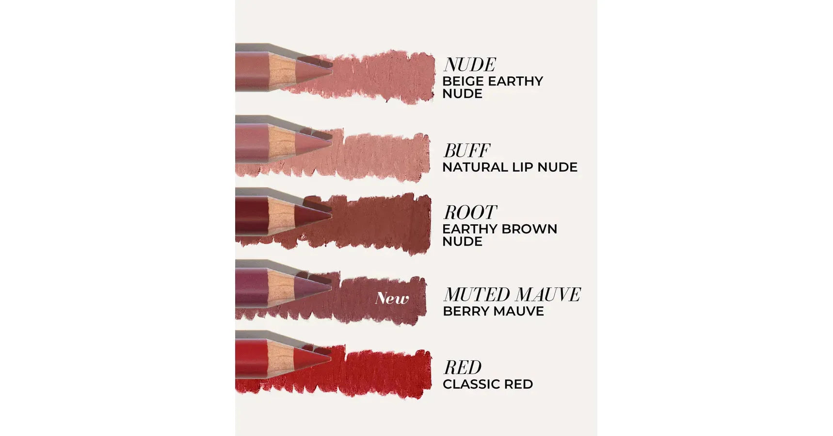 Fitglow Vegan Pencil Lip Liner - Nude (1.1g)