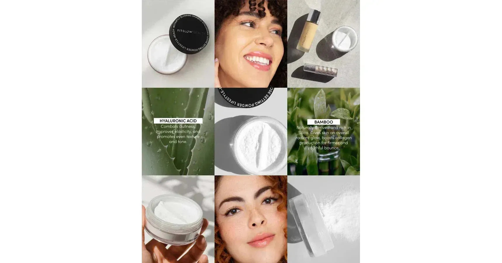 Fitglow Bamboo Hyaluronic Loose Setting Powder (9g)