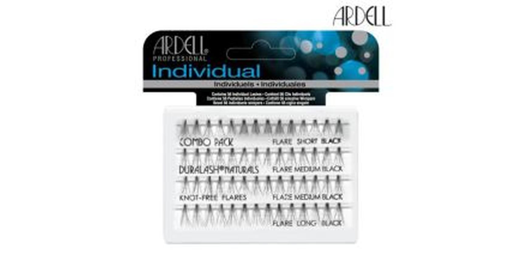 Ardell Individual Lashes Combo Pack - Black Flare Knot-Free (assorted)