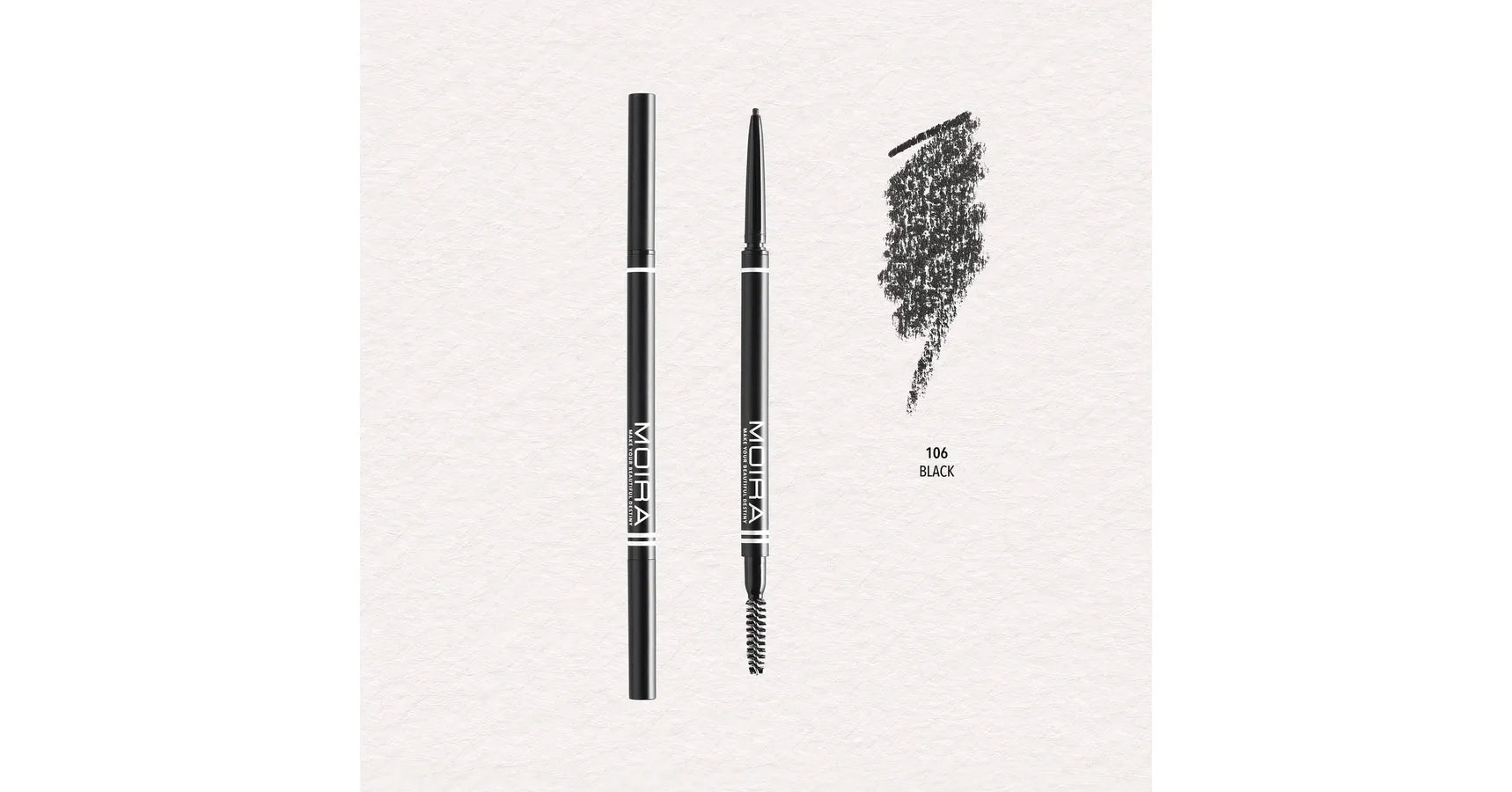 MOIRA Fine Brow Pencil - Black
