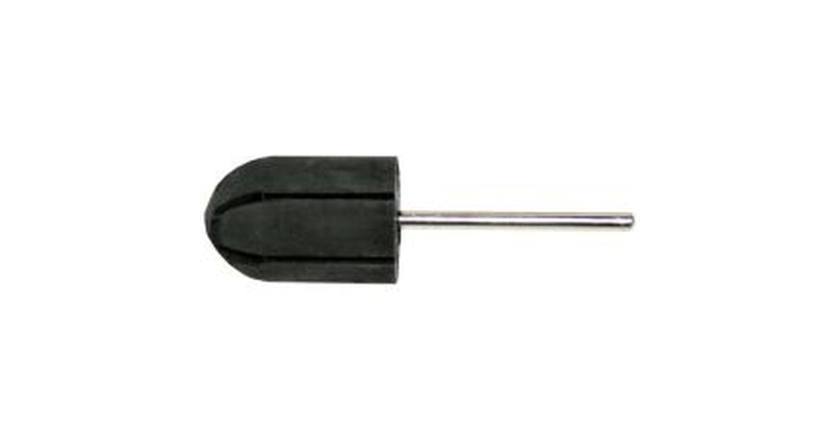 Rubber mandrel for grinding caps - Black 16R