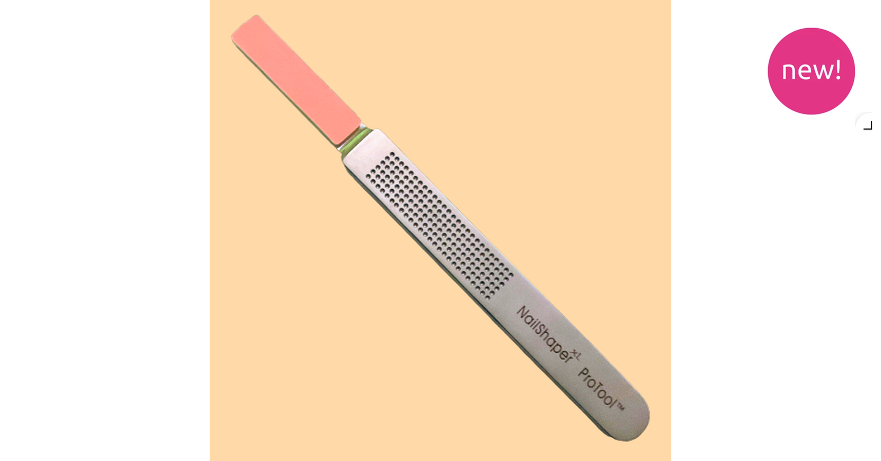 PediPro Nail Shaper XL Stainless Steel Pro Tool (rectangular) - 8" long
